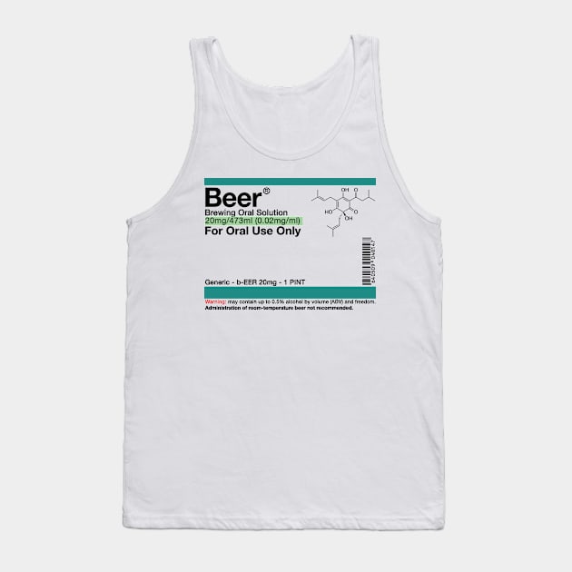 Brewing Oral Solution Tank Top by maped